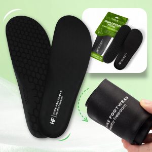 Black Barefoot Insoles – High-Density Foam Comfort